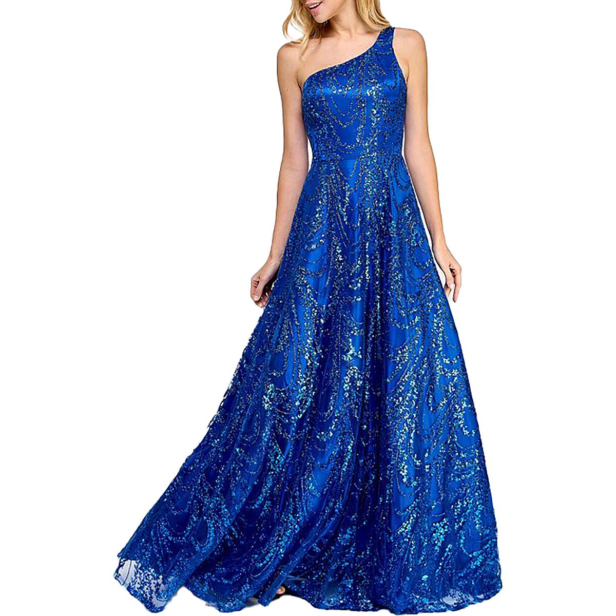 TLC Скажет Да женскому синему вечернему платью для выпускного вечера Gown Juniors 7/8 BHFO 2095