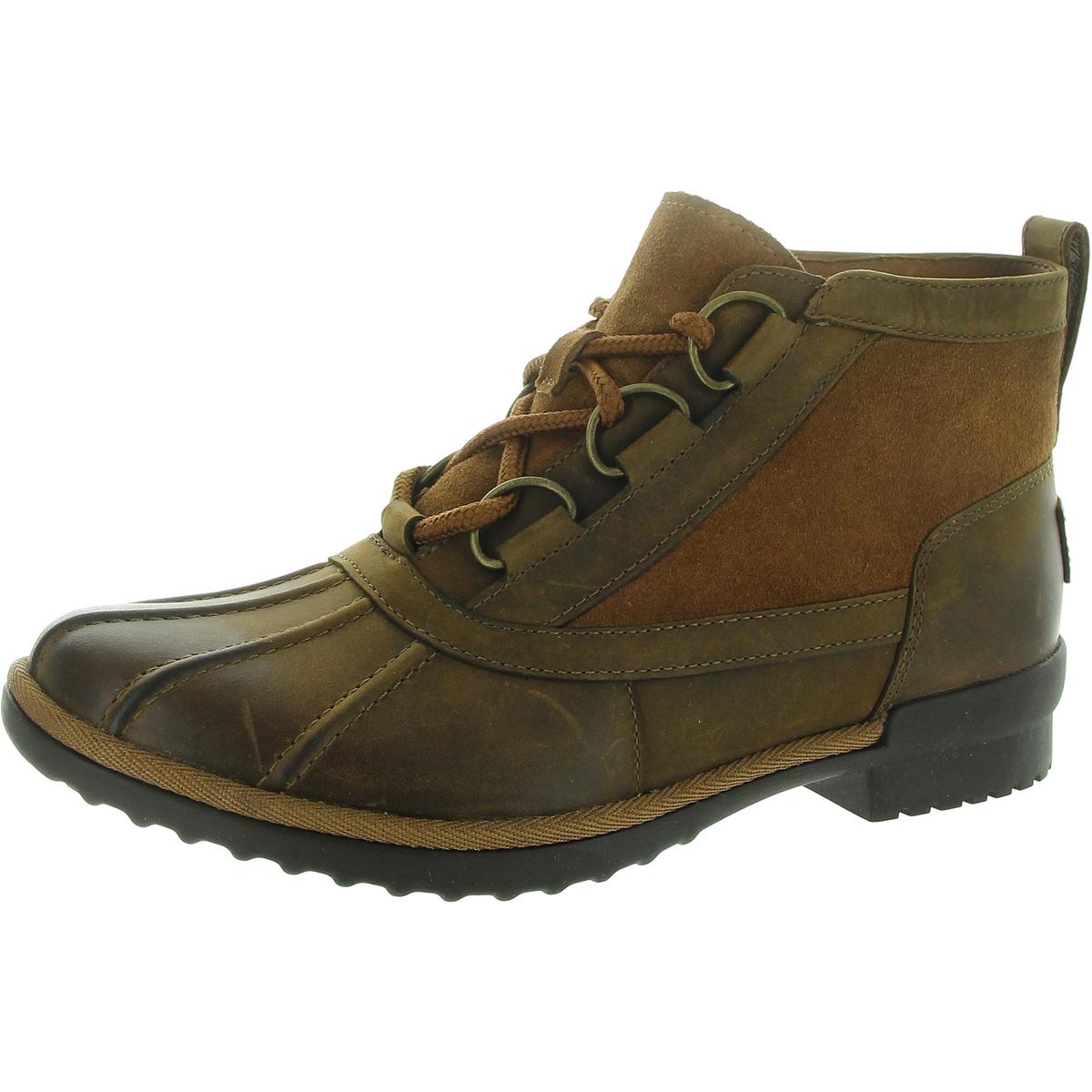Зимние ботильоны Ugg Womens Heather Brown из замши 7 средних размеров (B,M) BHFO 7688