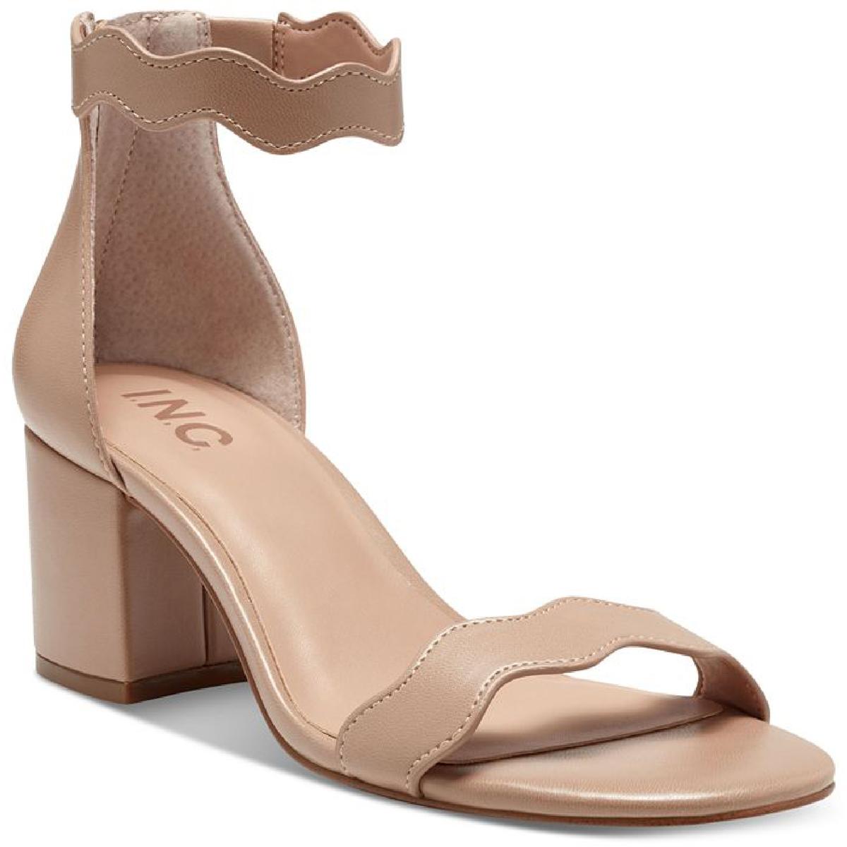 INC Womens Hadwin Solid Open Toe Ankle Strap Heels Shoes BHFO 7073 - Picture 9 of 14