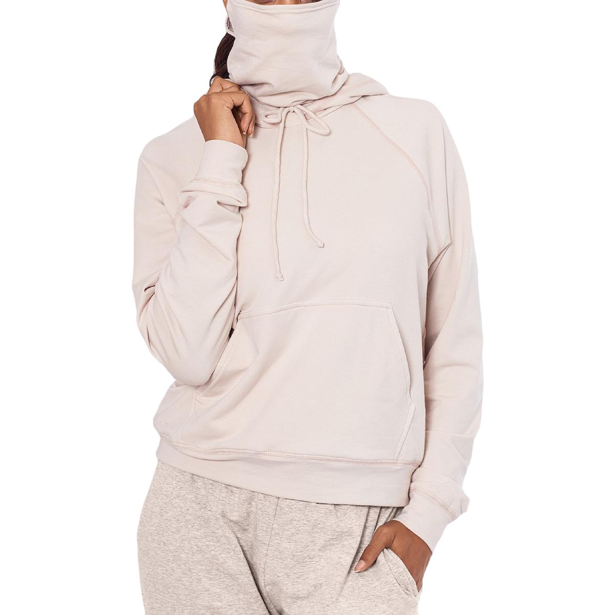 Betsy u0026amp; Adam Womens Solid Built In Mask Sweatshirt Hoodie BHFO 0344 |  eBay