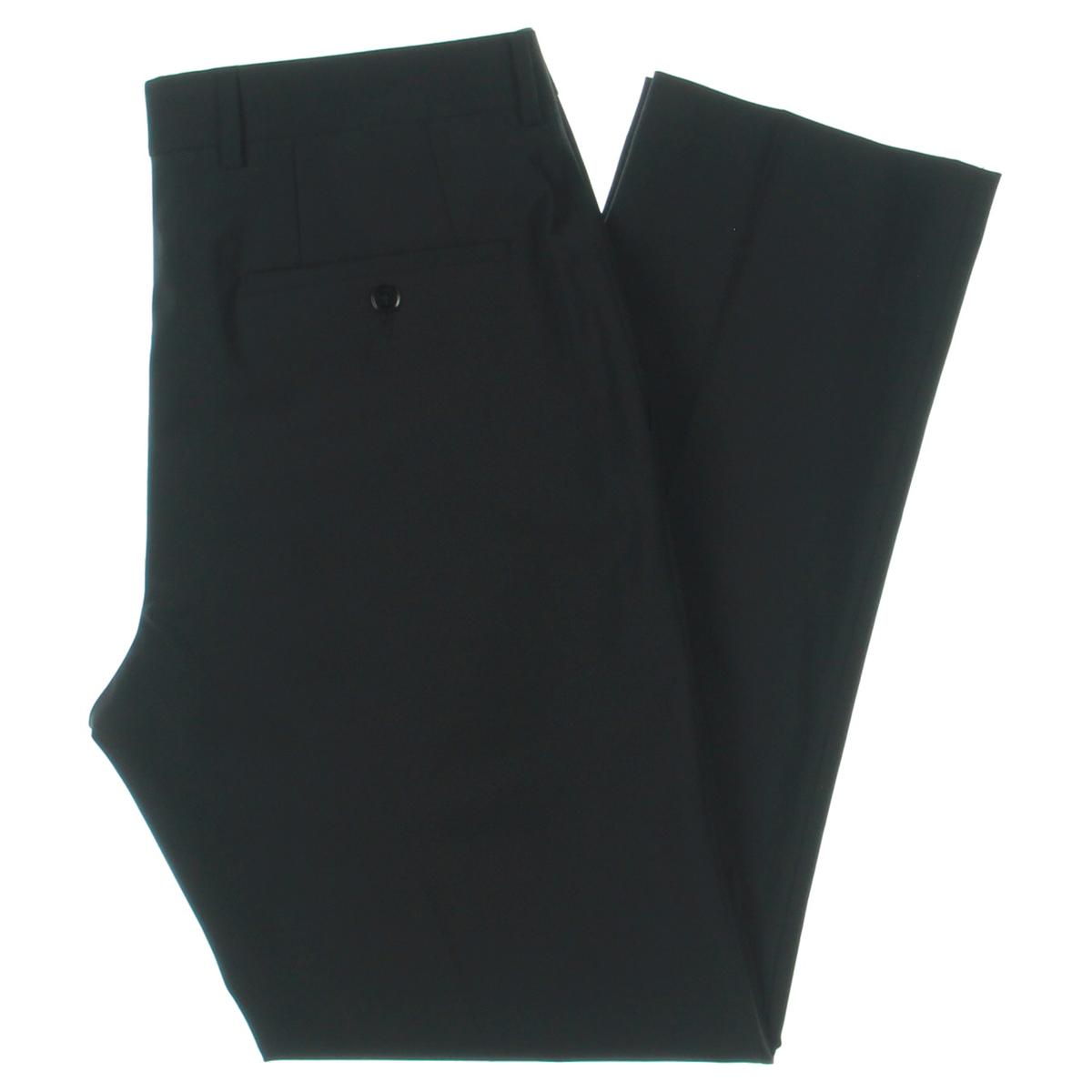 Bar III Mens Black Wool Blend Slim Fit Dress Pants 32/30 BHFO 5095 | eBay