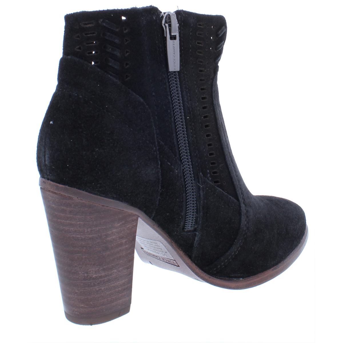 Vince Camuto Womens Fenyia Black Ankle Boots Shoes 10 Medium (B,M) BHFO ...