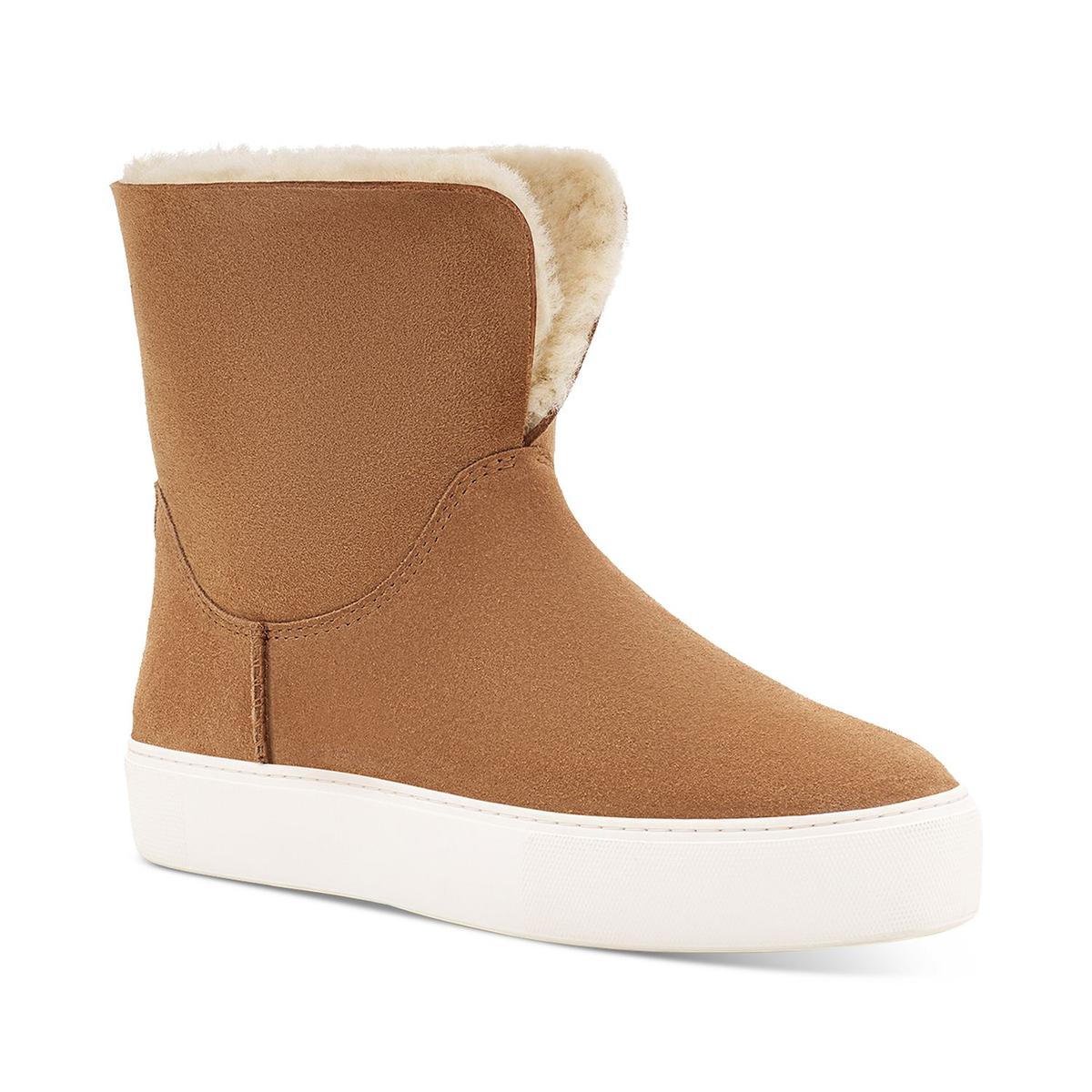 Женские замшевые кроссовки с высоким берцем Ugg Womens Lynus Brown 6 Medium (B,M) BHFO 2841
