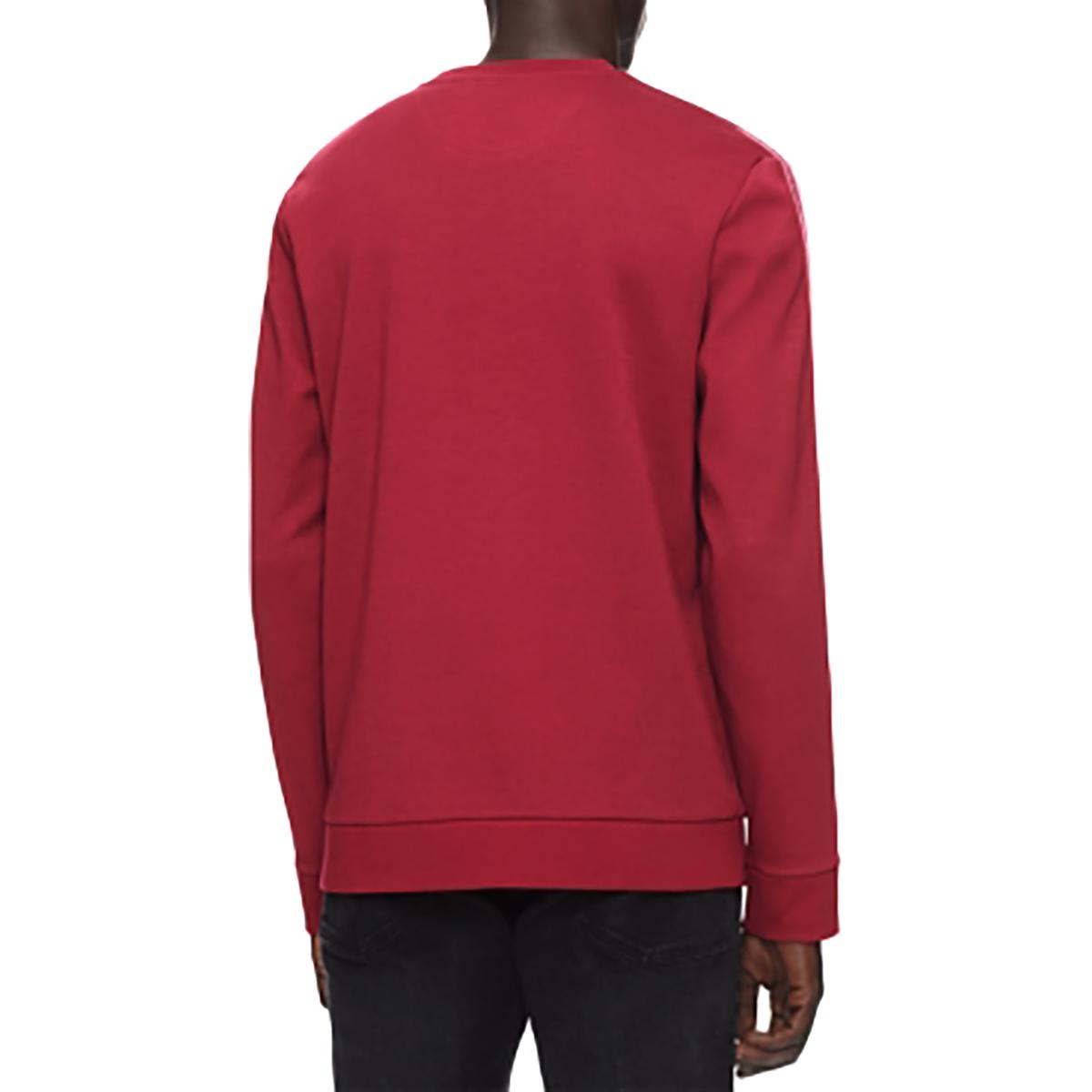 calvin klein red crew neck