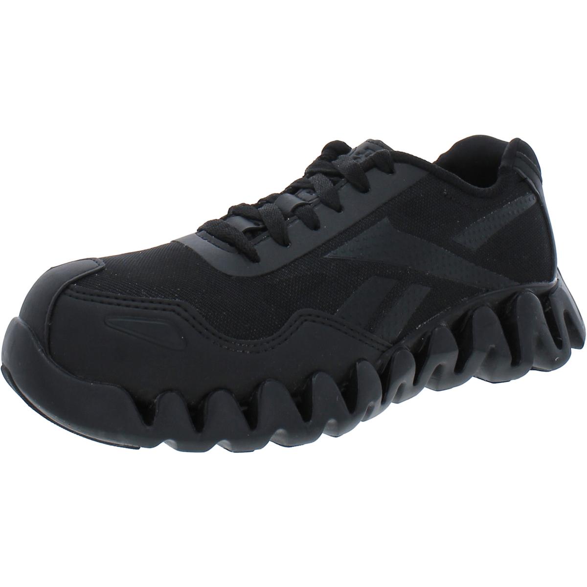 Женская рабочая и защитная обувь Reebok Zig Pulse черного цвета 7.5 Medium (B, M) BHFO 3573