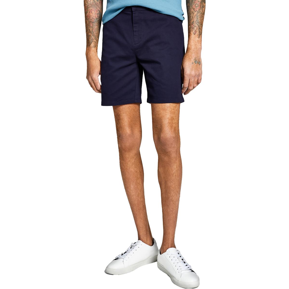 And Now This Mens Chino MidRise 7" Inseam Khaki Shorts BHFO 9698 eBay