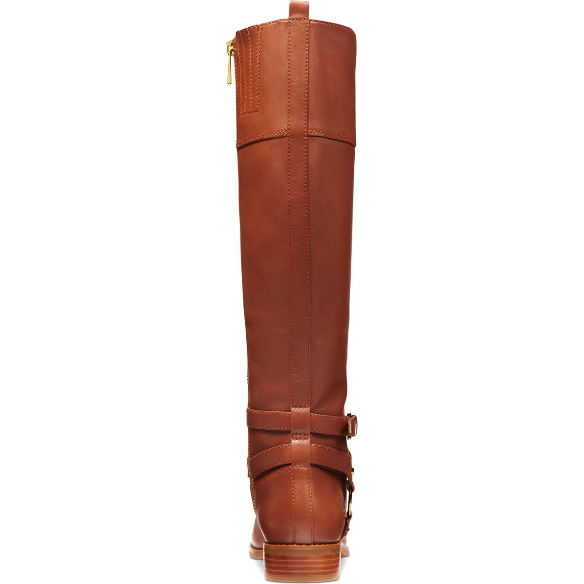 michael michael kors preston leather tall riding boots