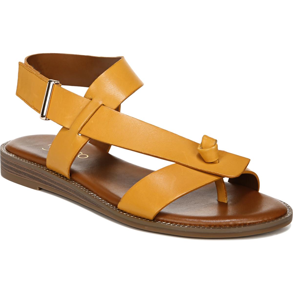 Franco Sarto Womens Glenni Strappy ToeLoop Ankle Strap Shoes BHFO 2726