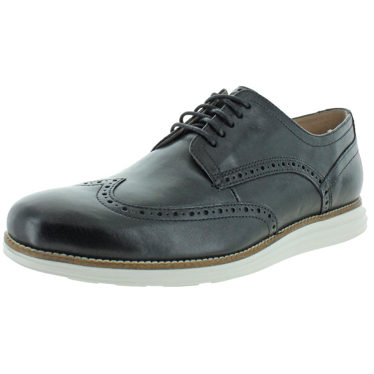 Cole Haan Mens OriginalGrand B/W Leather Oxfords Shoes 11 Medium (D