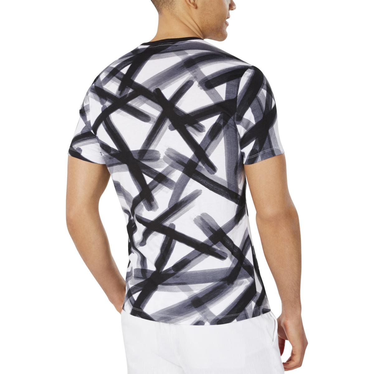 Alfani Mens Slub V-Neck Tee T-Shirt BHFO 3127