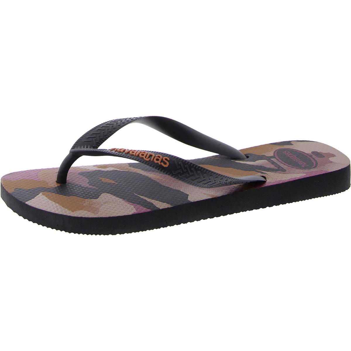 Мужские серые сандалии-стринги Havaianas на плоской подошве без застежки, 9/10 BHFO 3257
