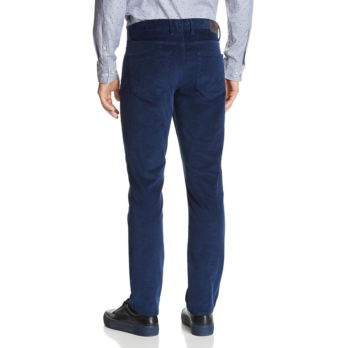 MICHAEL Michael Kors Mens Parker Navy Slim Fit Corduroy Pants 30/30 BHFO 0742 | eBay