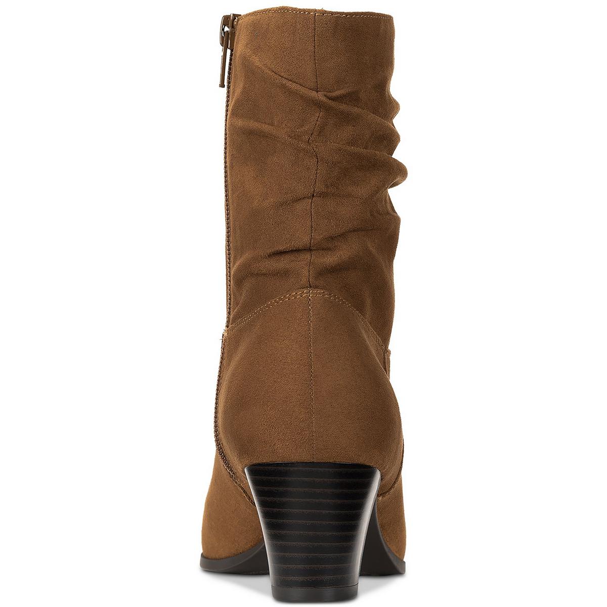 Style & Co. Womens Piviee Faux Suede Zipper Ankle Boots Shoes BHFO 6258 - Picture 5 of 6