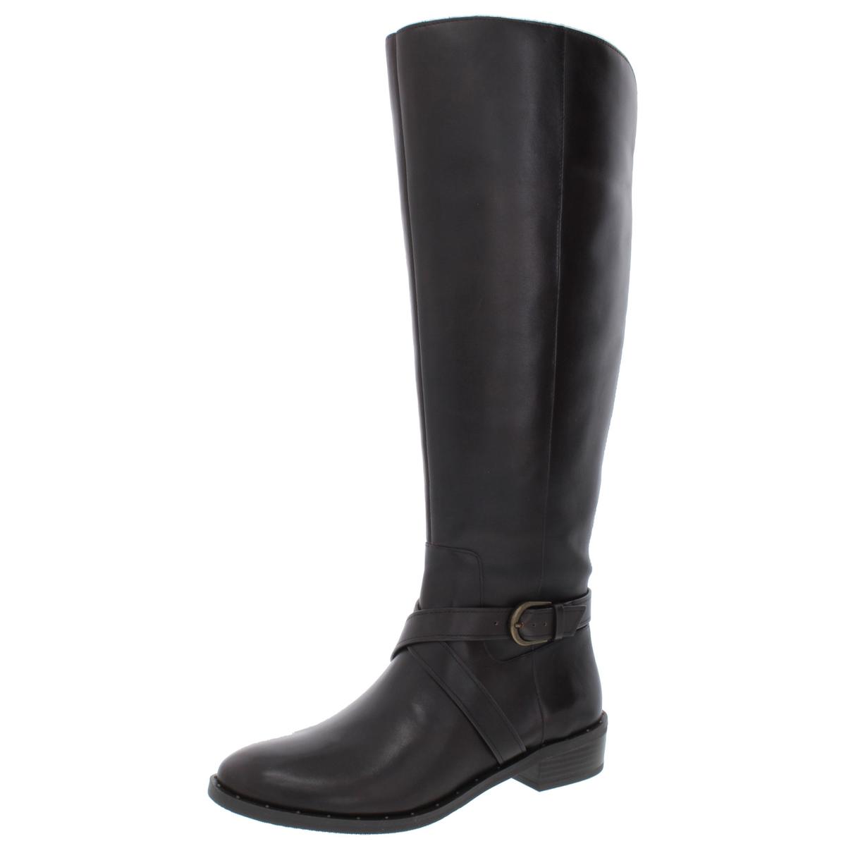 womens brown wide calf riding boots