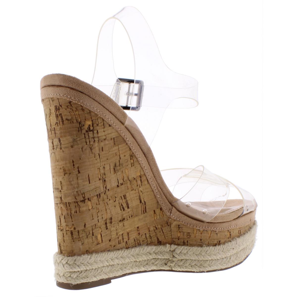 steve madden tan wedge sandals