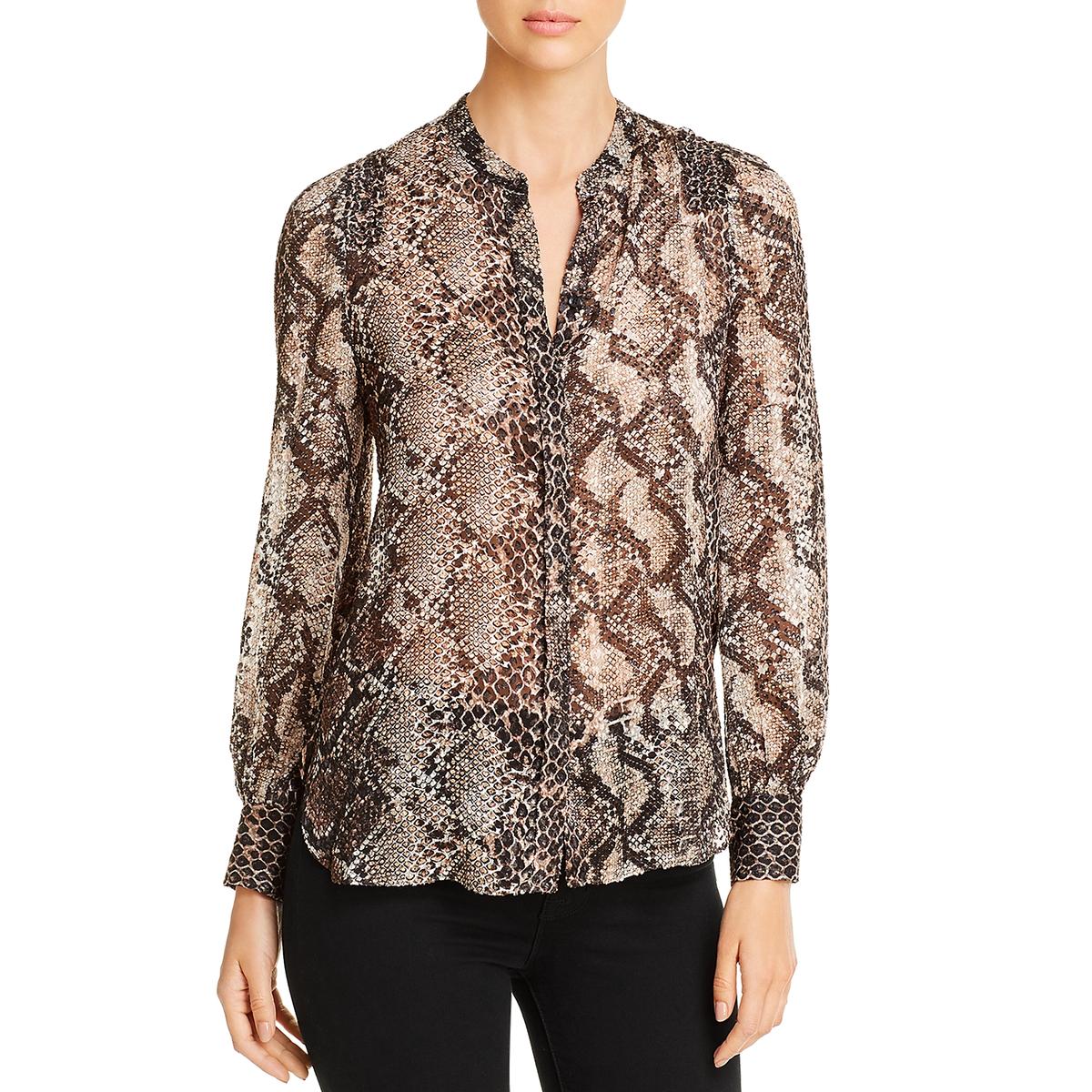 snake print top womens