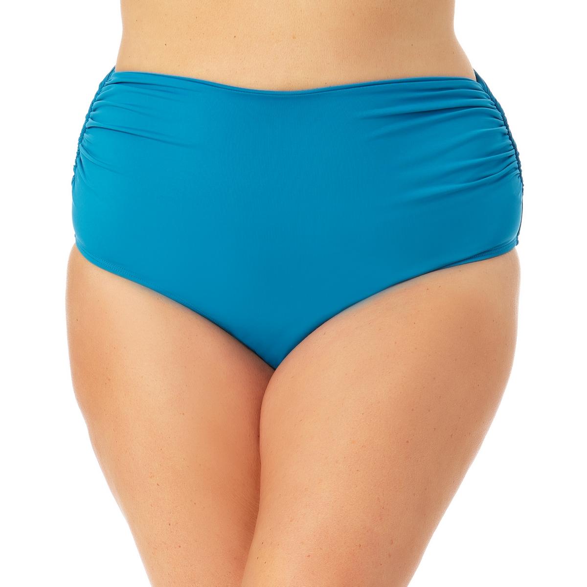 Anne Cole Womens Convertible High Waist Swim Bottom Separates Plus BHFO 1216