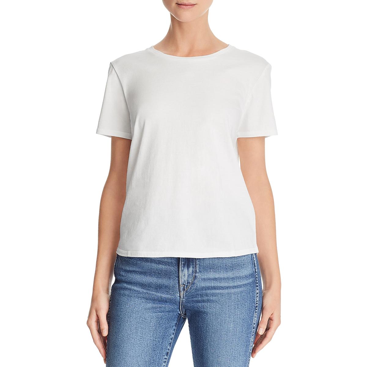 Comune Womens White Cotton Crewneck Tee T-Shirt Top XS BHFO 4409 | eBay