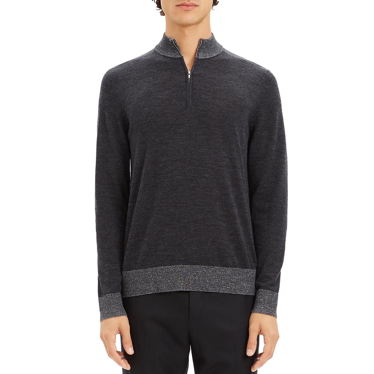 merino wool 1 4 zip mens