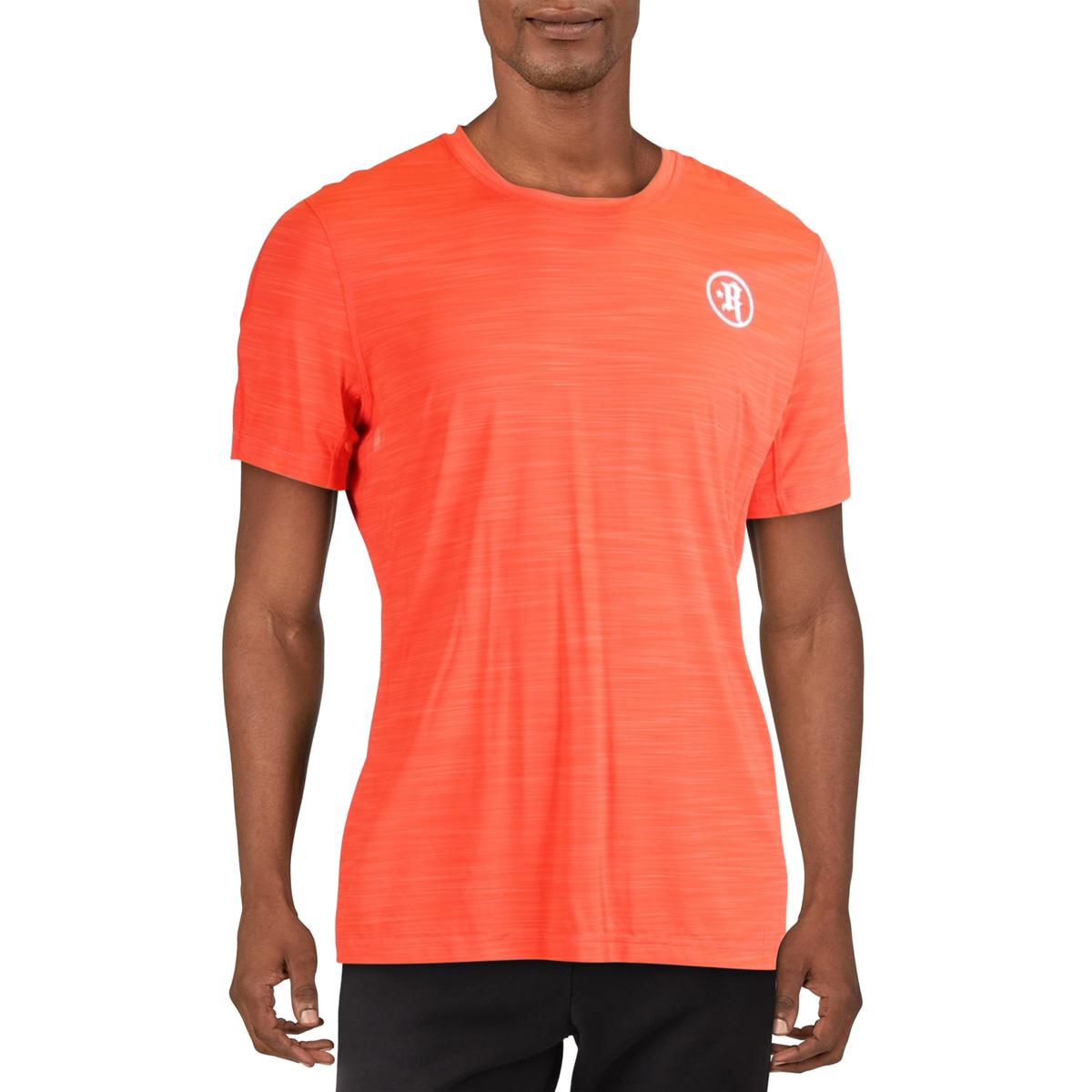 Reebok Mens Orange Fitness Workout Running TShirt