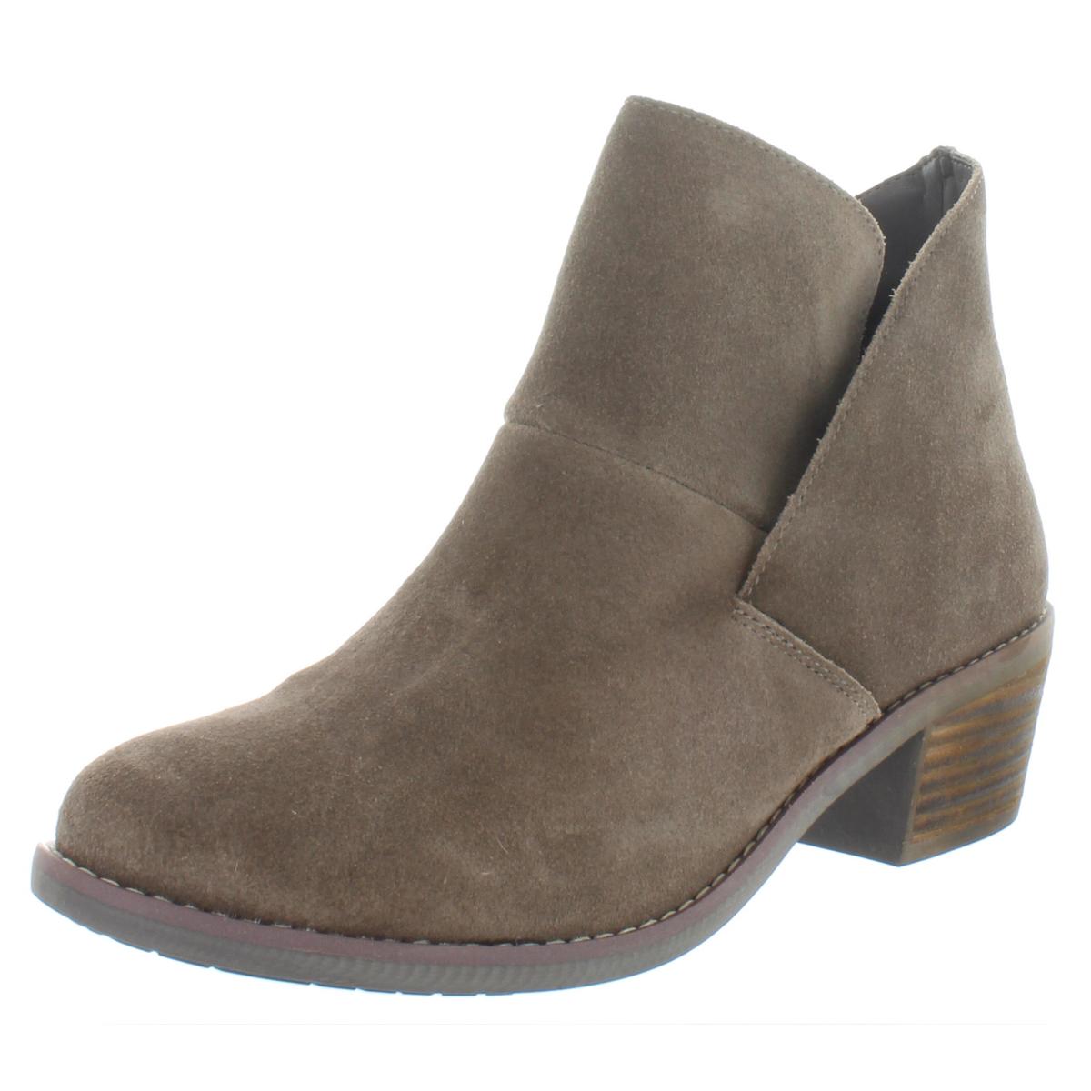 Me Too Womens Zest 14 Taupe Suede Ankle Booties Shoes 8.5 Medium (B,M ...