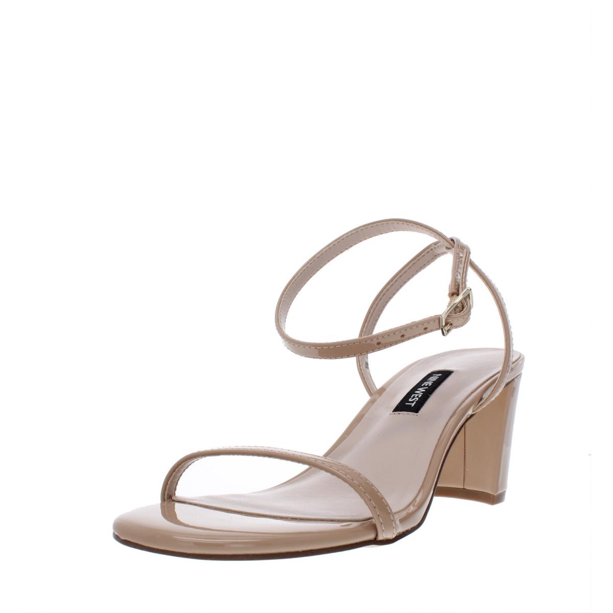 Nine West Womens Provein Beige Dress Sandals Shoes 7.5 Medium (B,M