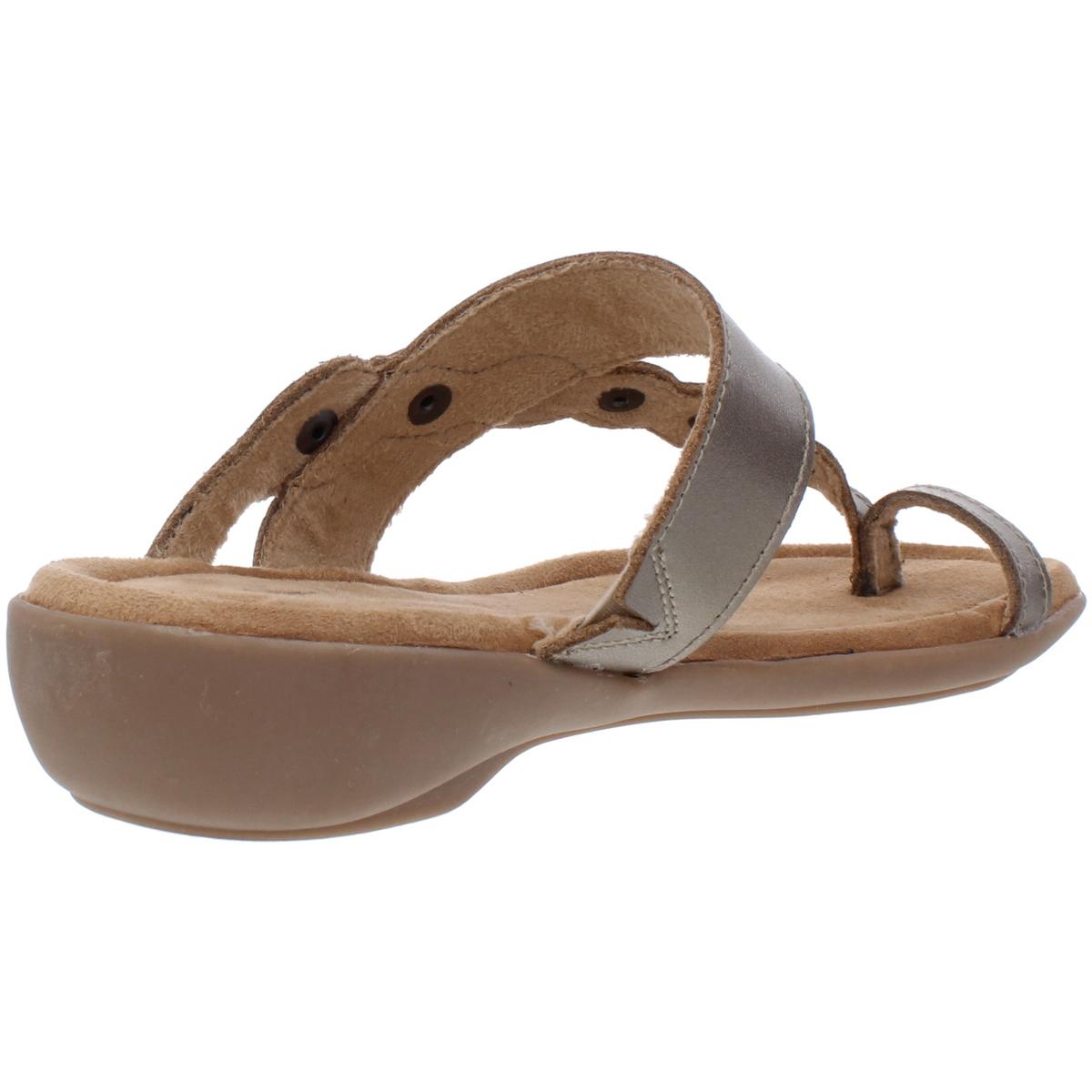 Minnetonka Womens Sasha Gold Flats Slide Sandals Shoes 9 Medium (B,M) BHFO 2665 | eBay