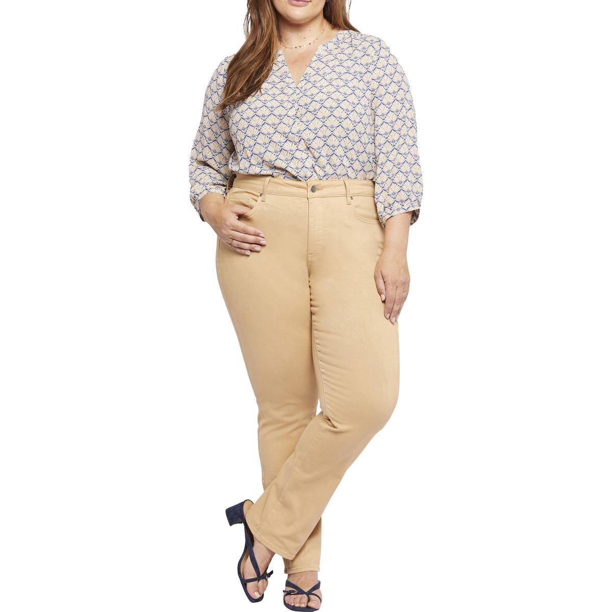 NYDJ Marilyn Mid-Rise Everyday Denim gerades Bein Damenjeans Plus BHFO 7113 - Bild 3 von 3