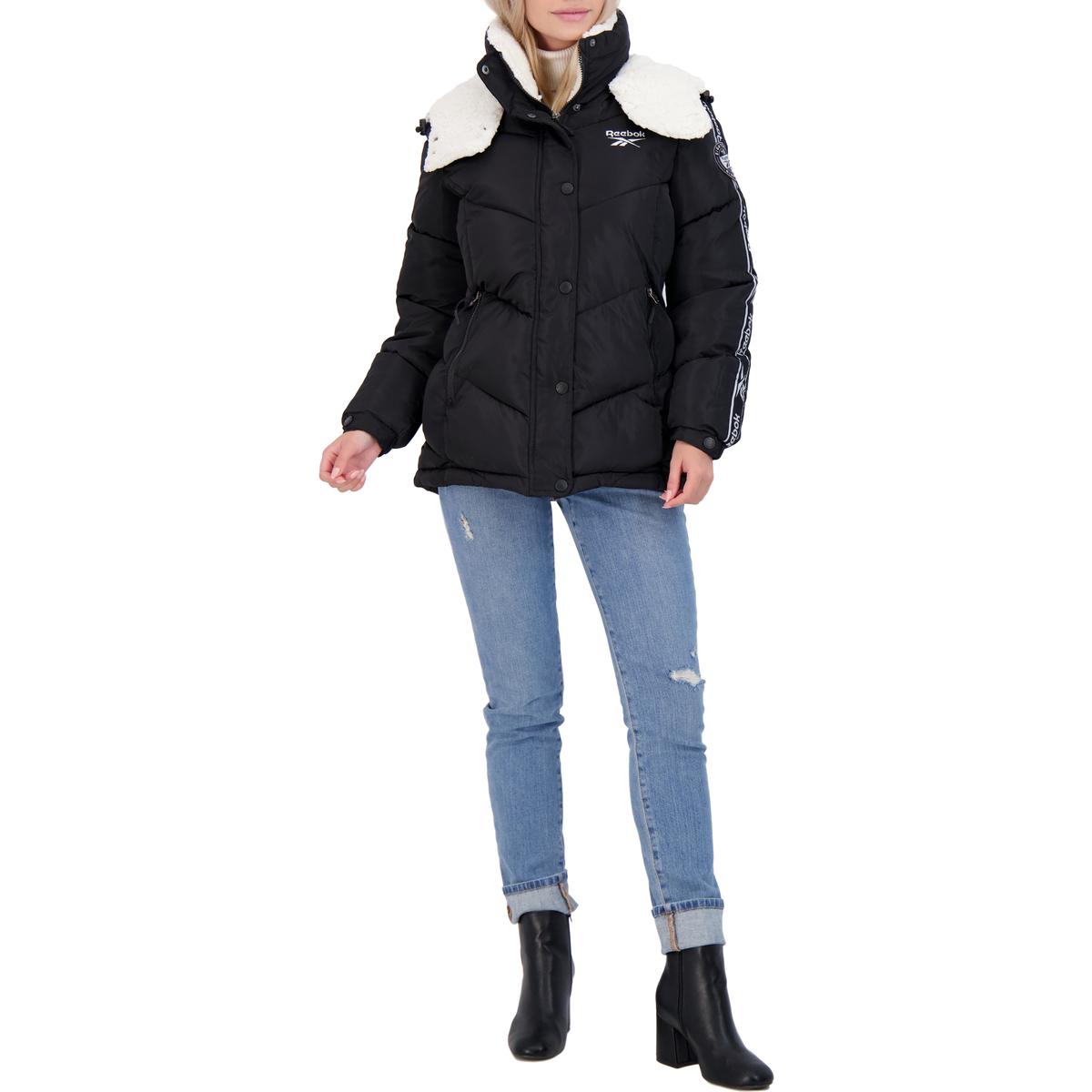 faux fur lined quilted puffer jacket