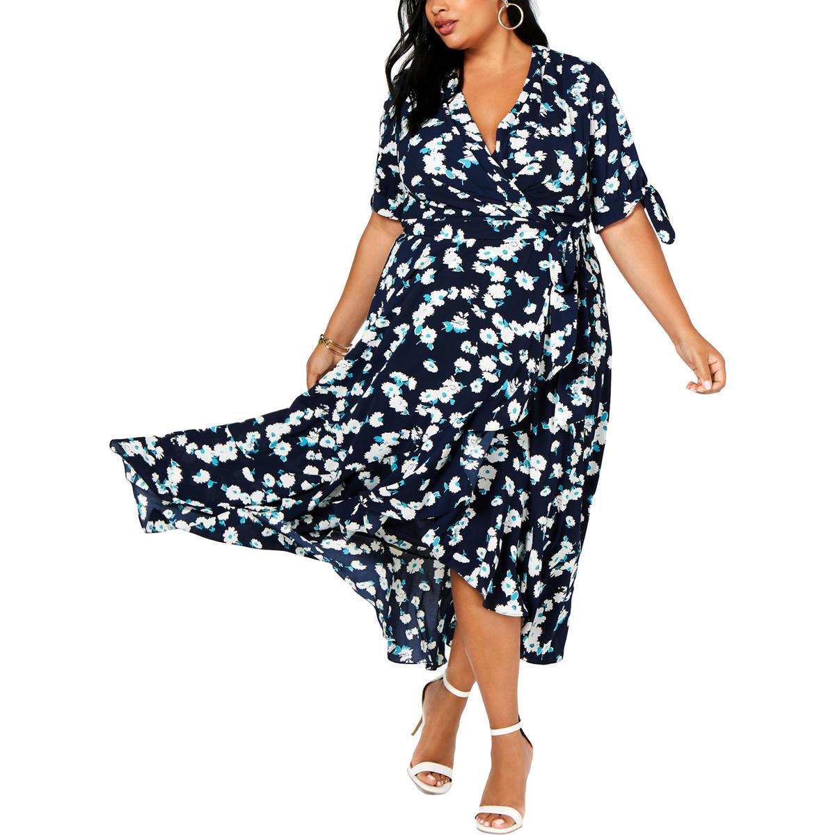 jessica howard floral print midi dress
