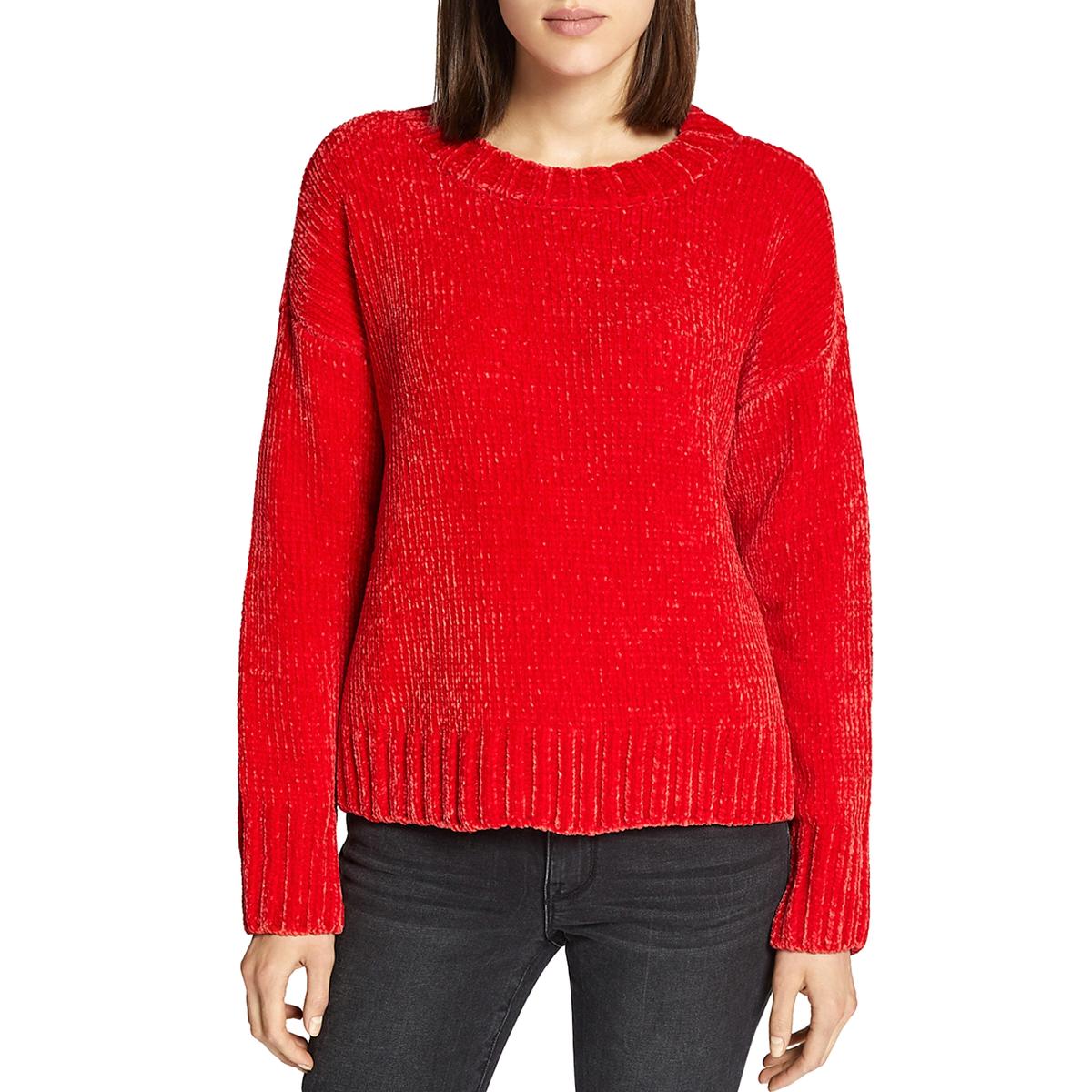 Sanctuary Womens Red Chenille Casual Pullover Sweater Top S BHFO 5494 ...