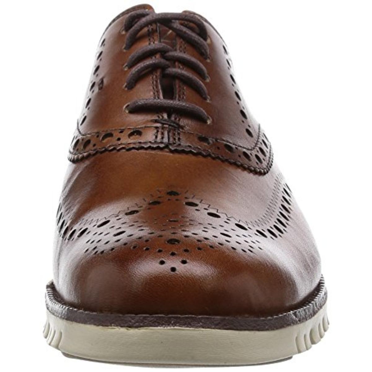 Cole Haan Mens Warren Apron Leathe Lace Up Dressy Loafers Shoes BHFO 2558