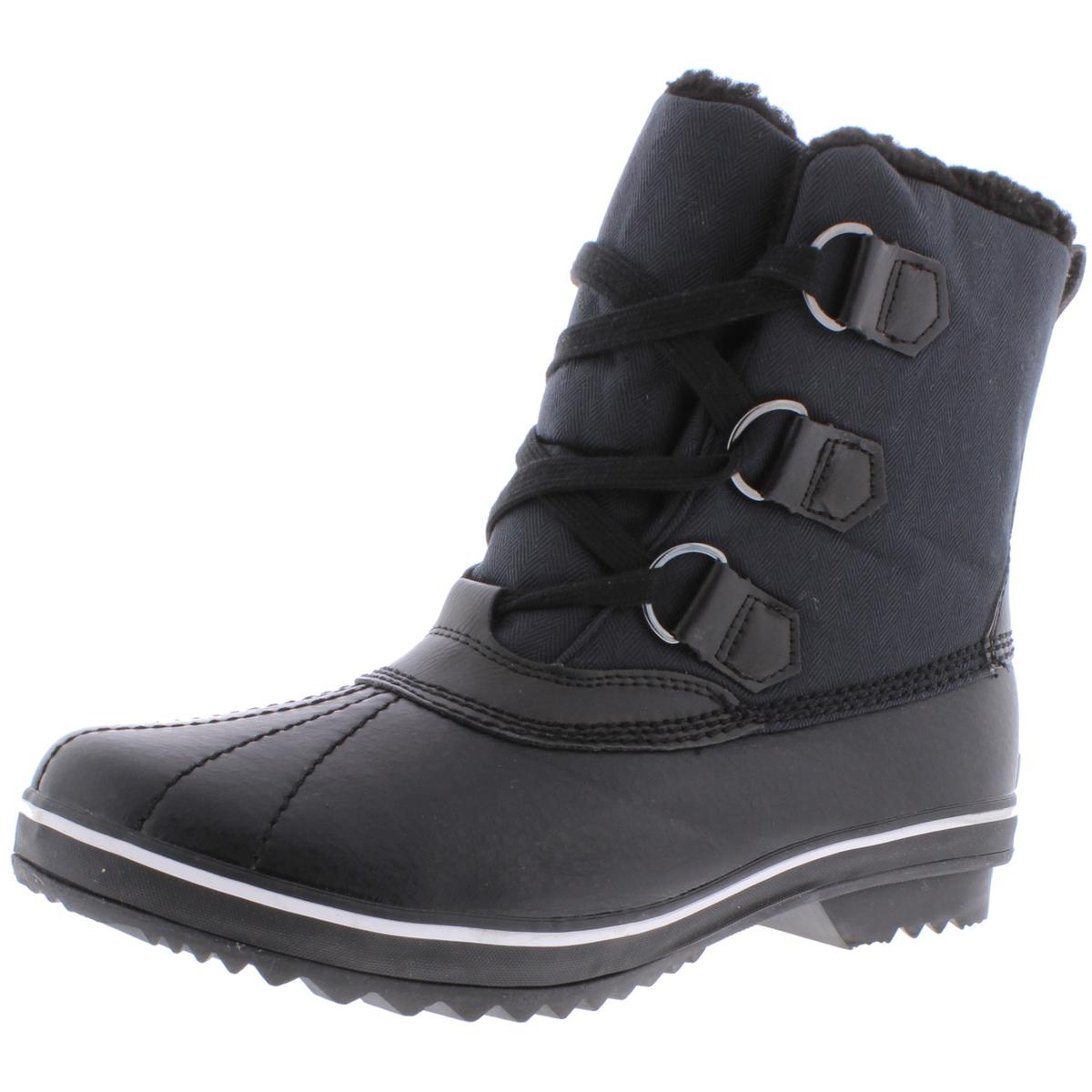 JBU by Jambu Womens Brenda Black Snow Boots Shoes 7.5 Medium (B,M) BHFO
