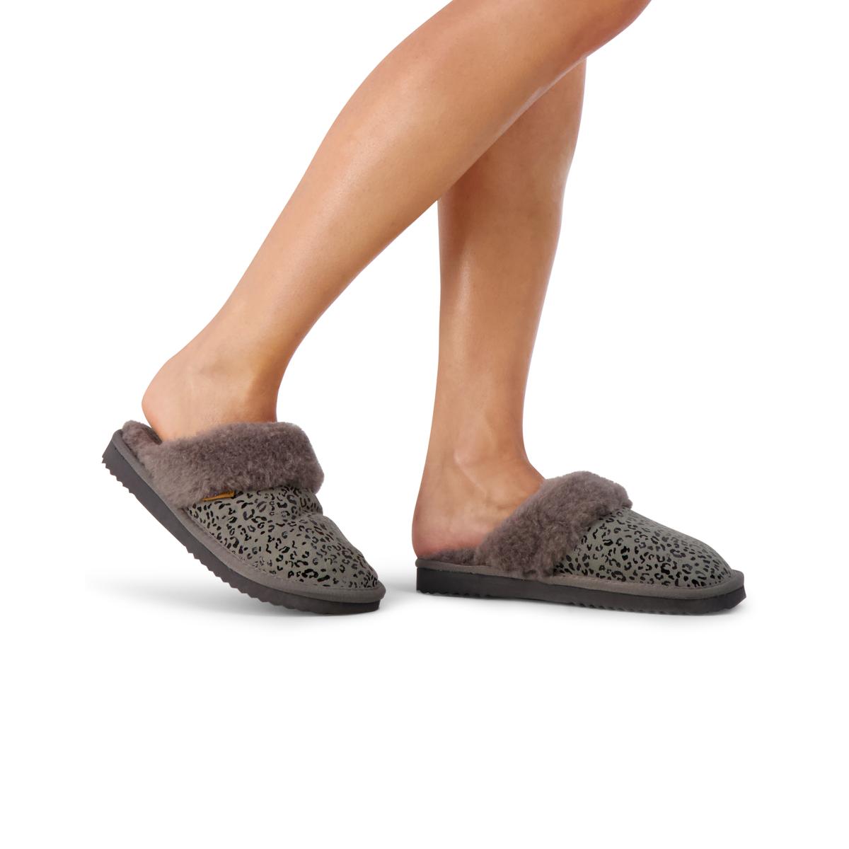 EMU Ridge Harper Suede Merino Wool Lined Slip On EVA Womens Mule Slippers - Picture 9 of 16