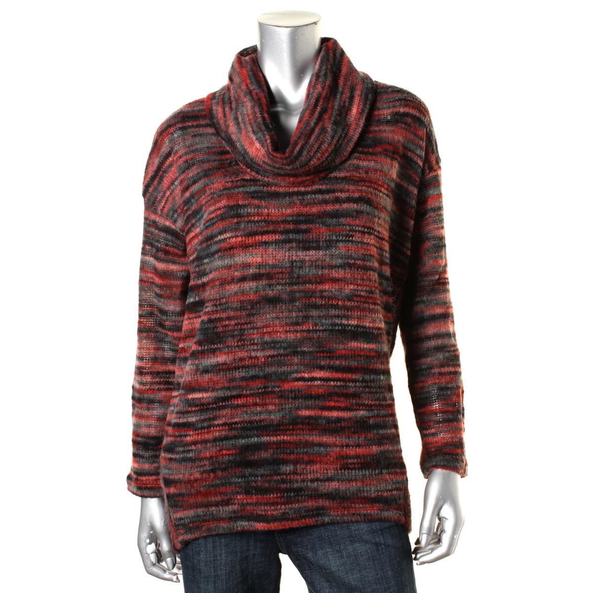 John Paul Richard 0350 Womens Knit Striped Pullover Sweater Top BHFO