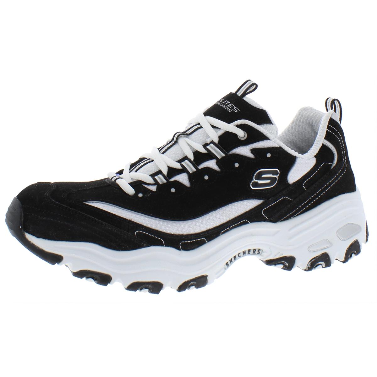 Skechers Mens D'Lites B/W Athletic Shoes Sneakers 13 Medium (D) BHFO ...