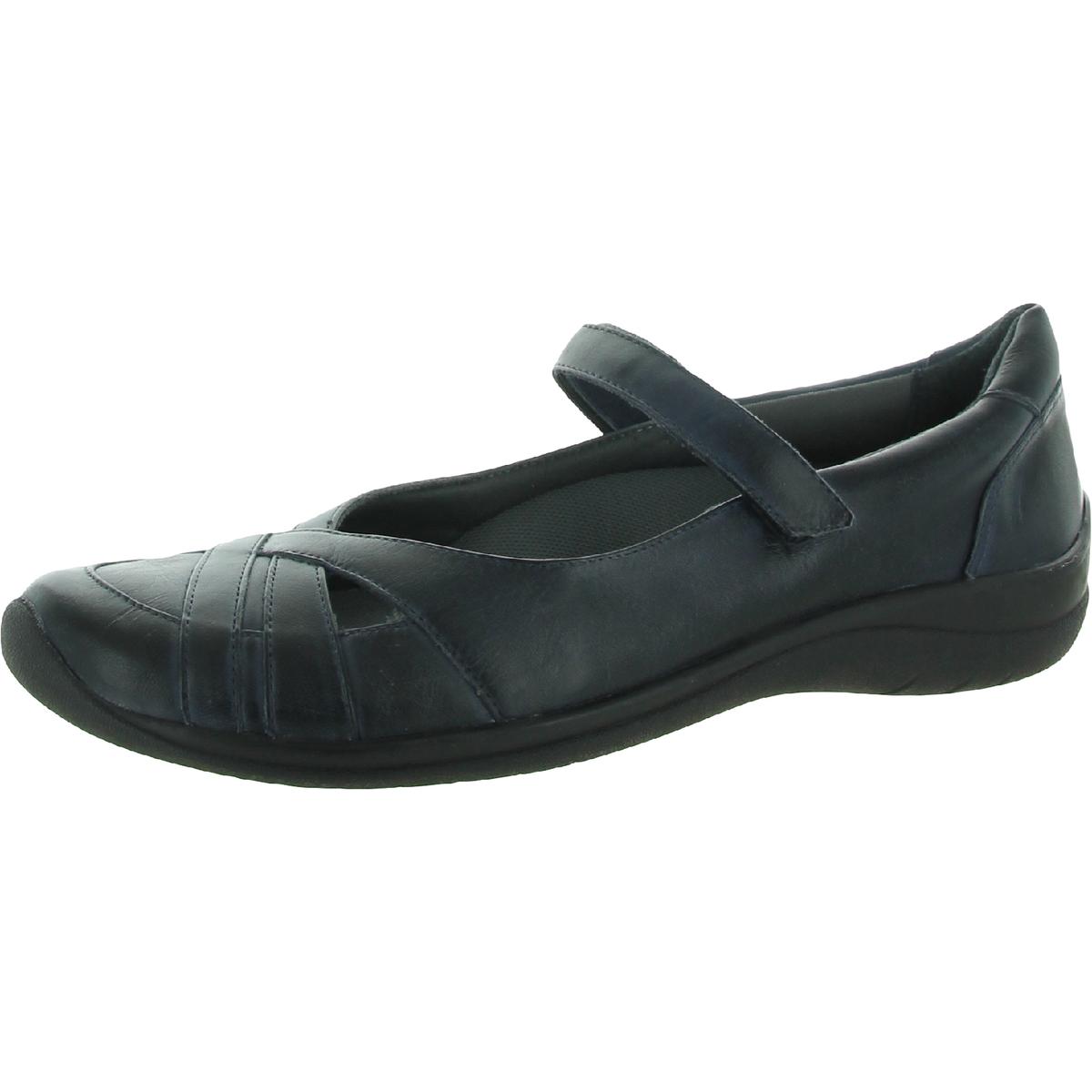 Женская кожаная обувь Mary Janes с регулируемой посадкой David Tate Womens Sanity BHFO 0465