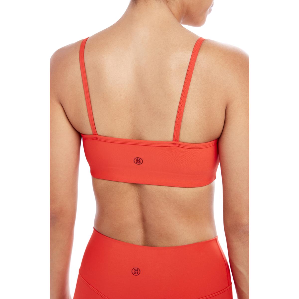 Sage Collective Women's Solid-Hued Sports Bra 