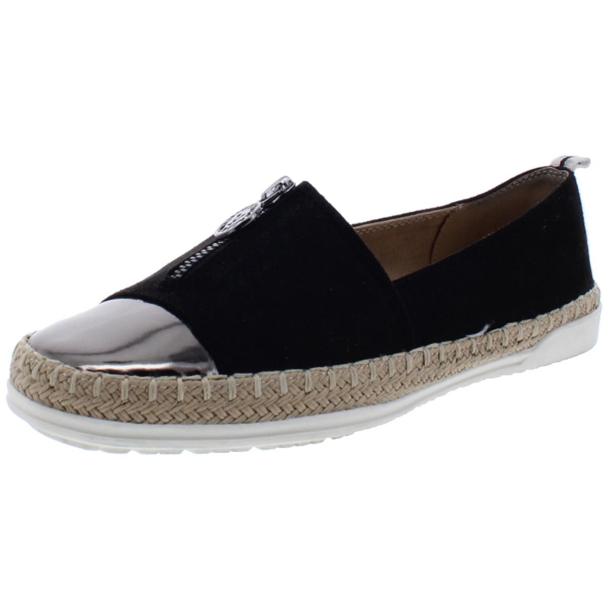 Anne Klein Womens Zetta Black Fashion Loafers Shoes 6.5