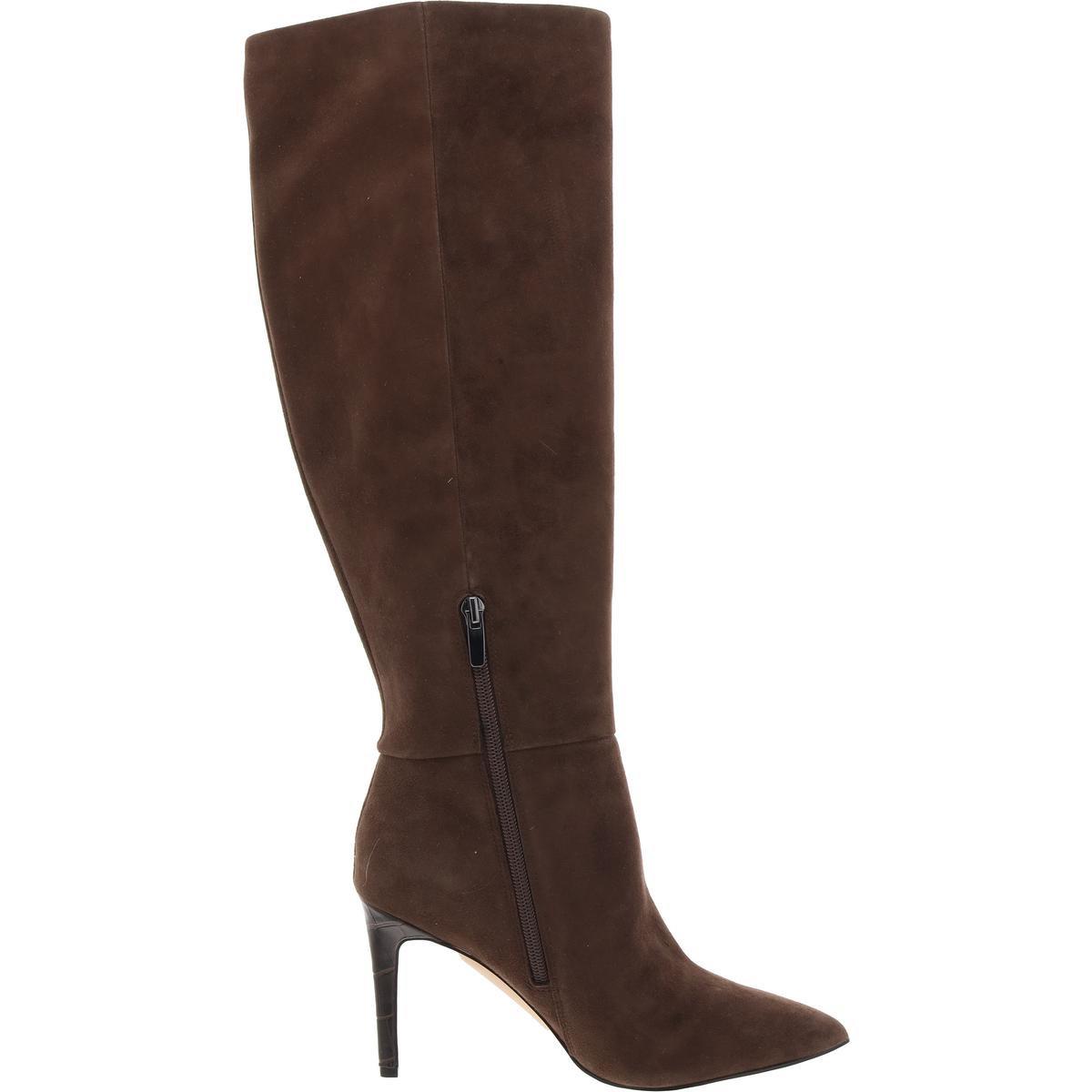 Nine West Richy elegante hohe kniehohe Damenstiefel aus Leder Schuhe BHFO 7607 - Bild 5 von 13