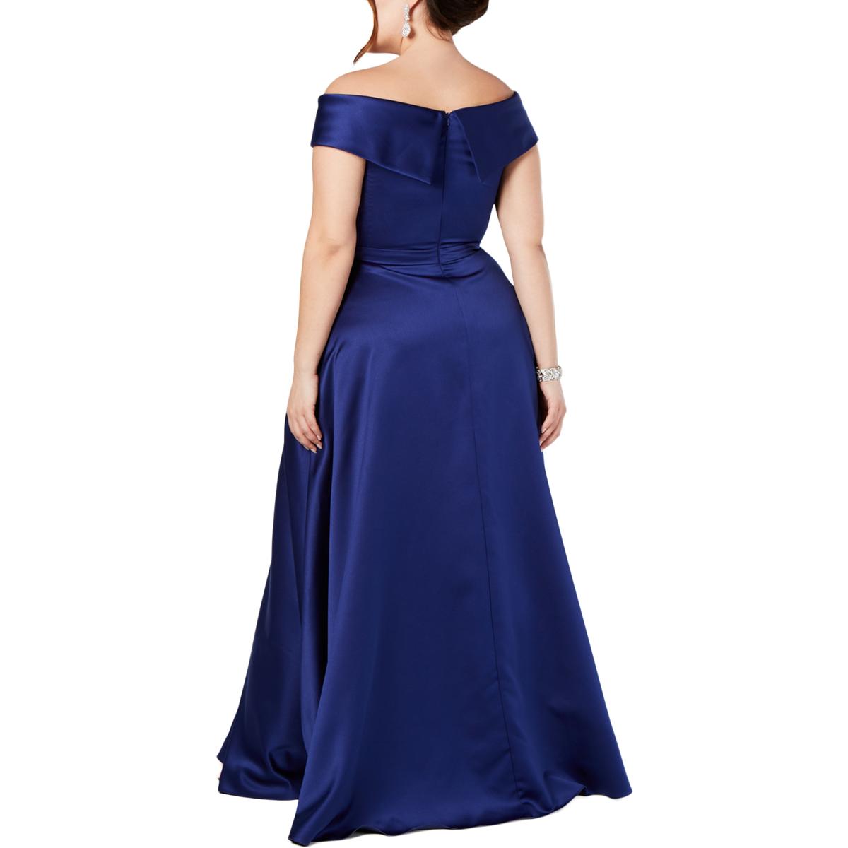 xscape satin gown