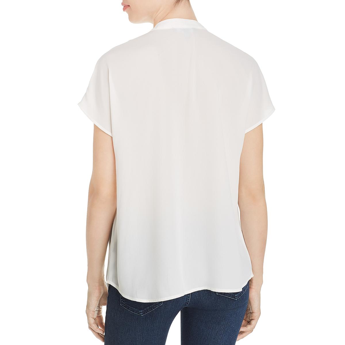 Marled Essentials Womens V-Neck Short Sleeves Top Blouse Shirt BHFO ...