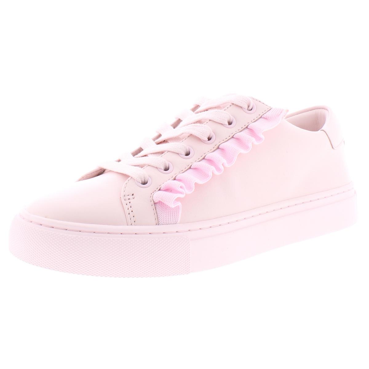 Tory Sport Womens Ruffle Pink Fashion Sneakers Shoes 7.5 ...