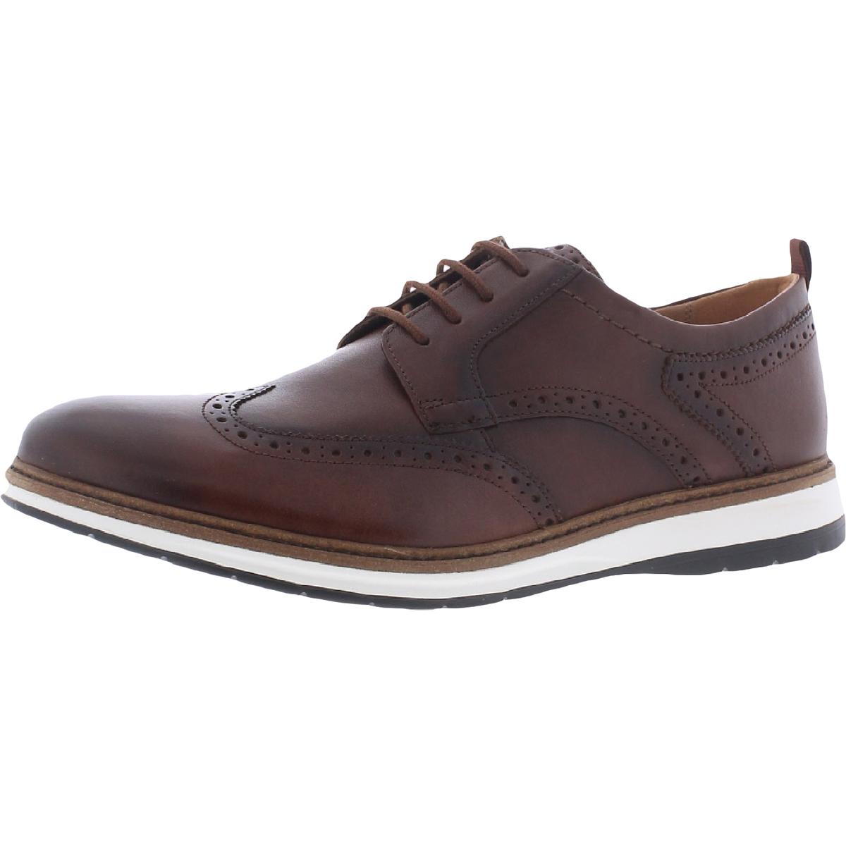 Clarks Chantry Wing Mens Leather Lace Up Oxfords
