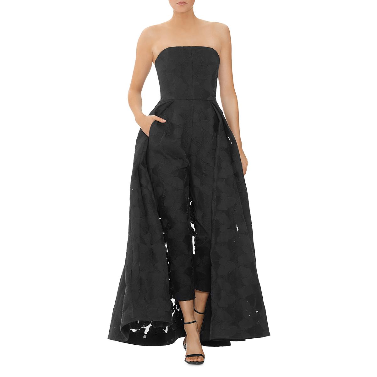 womens jumpsuit with skirt overlay