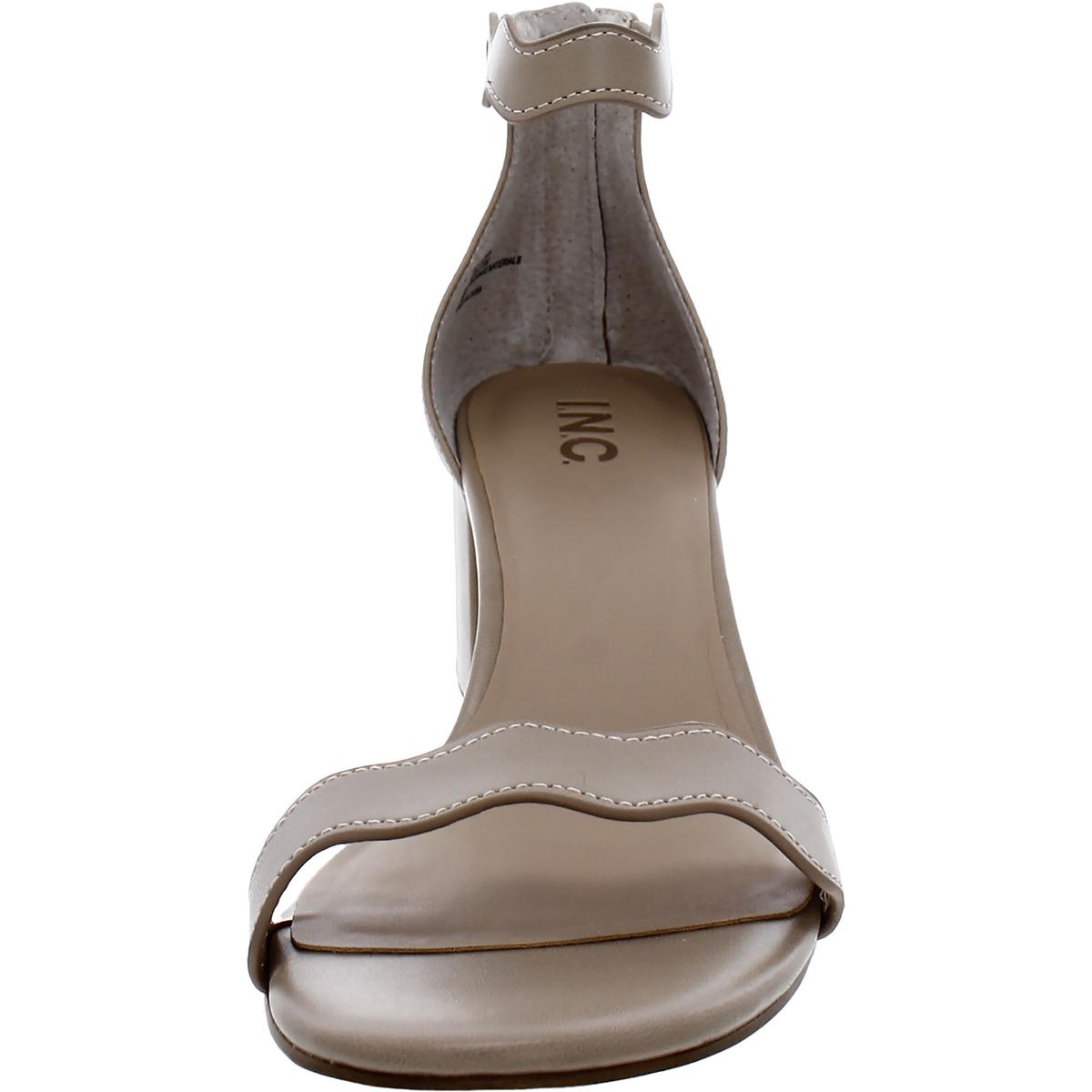 INC Womens Hadwin Solid Open Toe Ankle Strap Heels Shoes BHFO 7073 - Picture 14 of 14