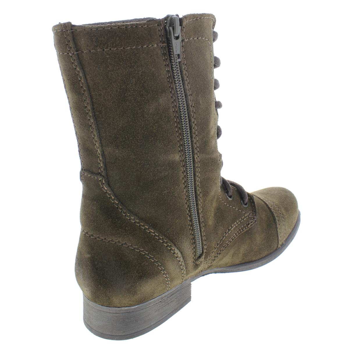 steve madden women's troopa lace up combat boots