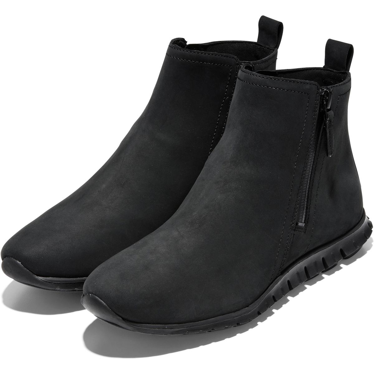 Cole Haan Womens ZEROGRAND Black Booties Shoes 7.5 Medium (B,M) BHFO