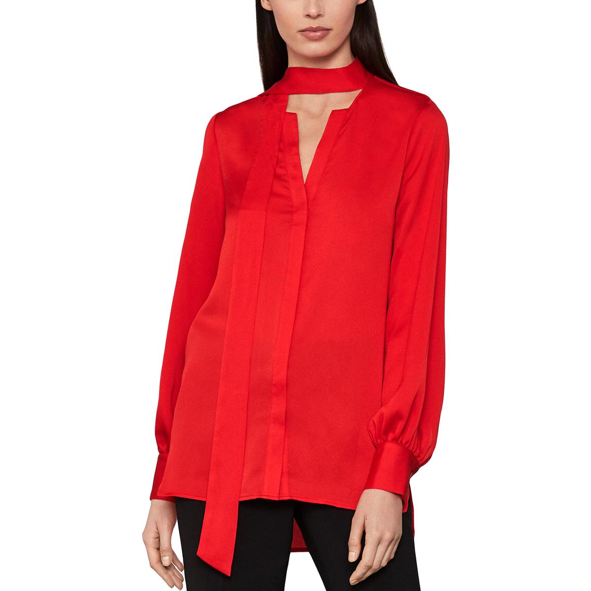 womens tie neck top
