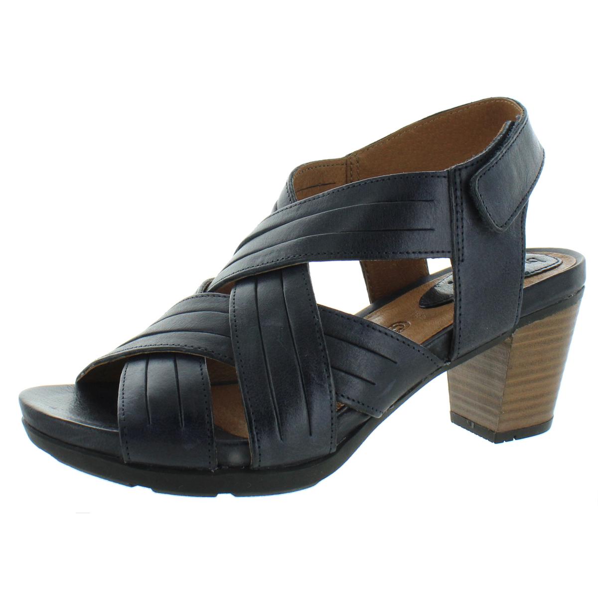 navy slingback sandals